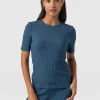 Best Saint and Sofia Adaline Tee - Teal Rib