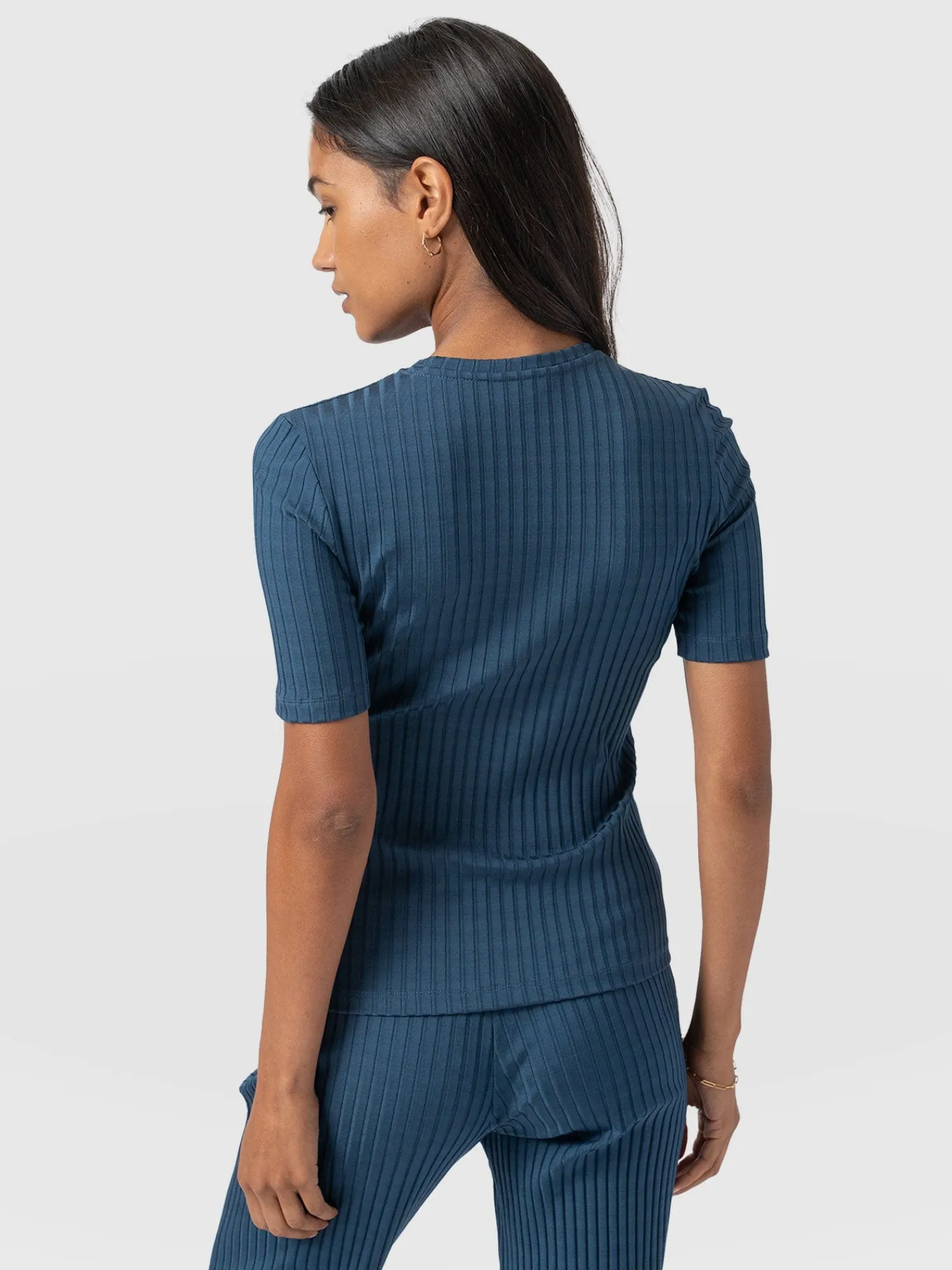 Best Saint and Sofia Adaline Tee - Teal Rib
