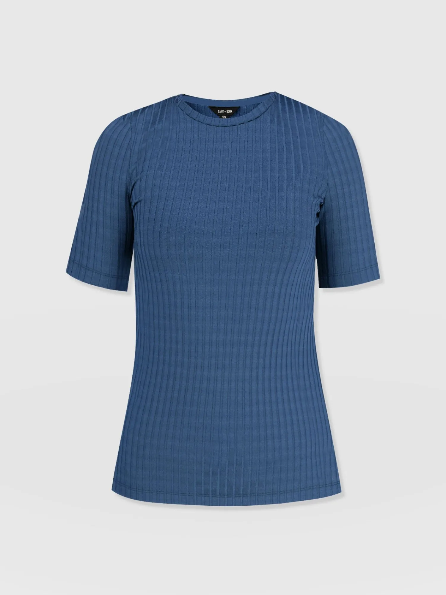 Best Saint and Sofia Adaline Tee - Teal Rib