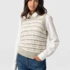 Clearance Saint and Sofia Adler Sleeveless Knit - Beige