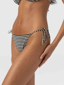 Clearance Saint and Sofia Alba Tie Side Bikini Bottom - Stripe