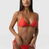 Online Saint and Sofia Alba Triangle Bikini Top - Red