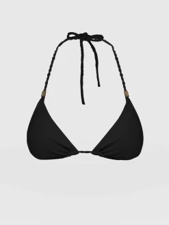 Clearance Saint and Sofia Alba Triangle Bikini Top - Black