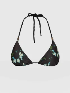 Fashion Saint and Sofia Alba Triangle Bikini Top - Blue Aurora