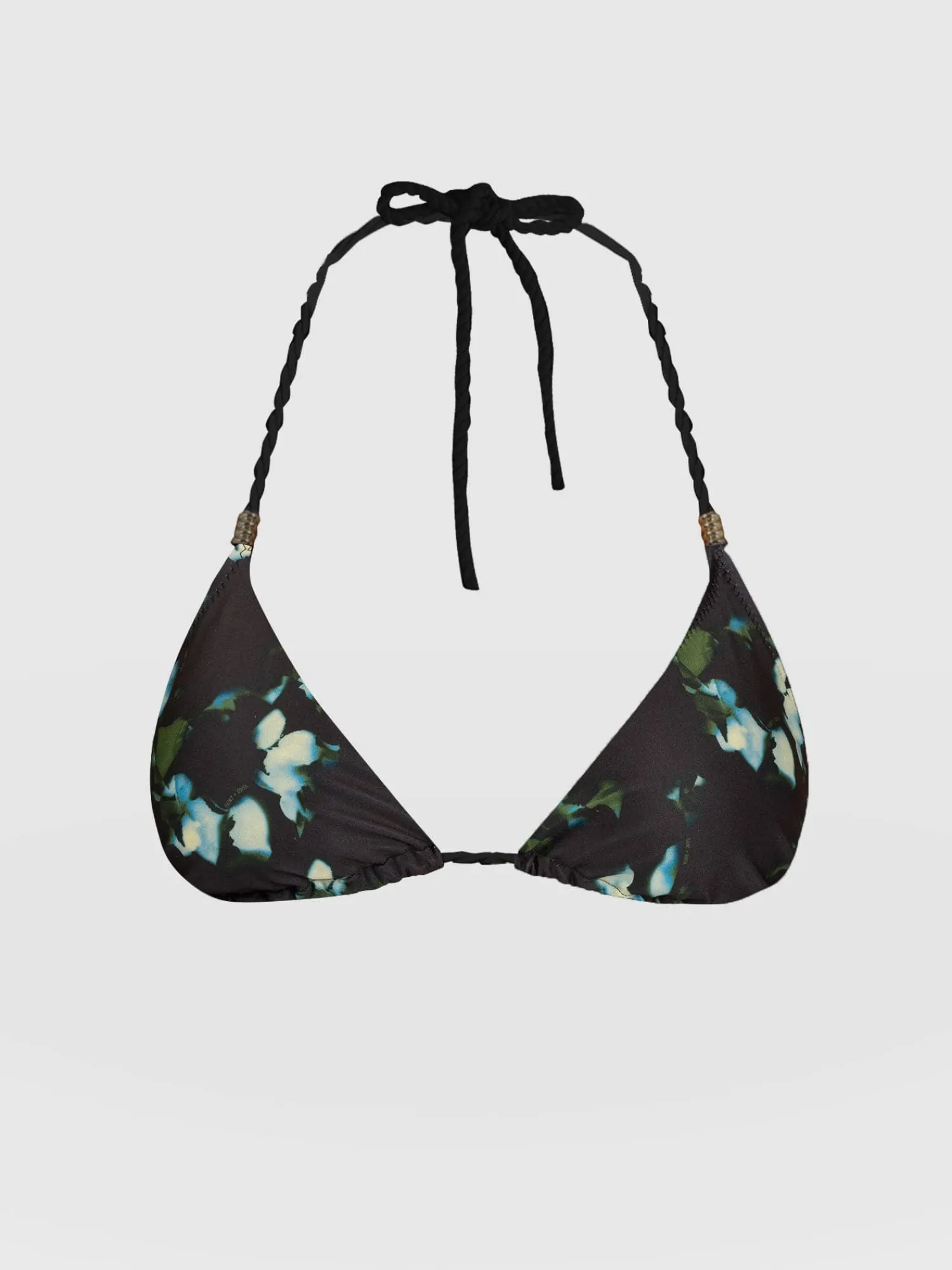 Fashion Saint and Sofia Alba Triangle Bikini Top - Blue Aurora