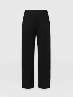 Hot Saint and Sofia Apartment Pant Ribbed - Black Rib