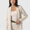 Fashion Saint and Sofia Argent Blazer - Cream