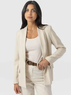 Fashion Saint and Sofia Argent Blazer - Cream