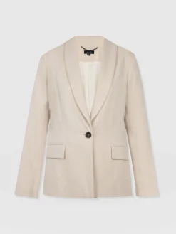 Fashion Saint and Sofia Argent Blazer - Cream