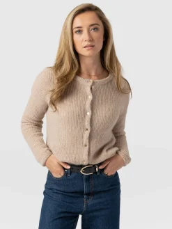 Clearance Saint and Sofia Ariella Cardigan - Beige