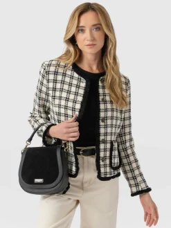 Best Saint and Sofia Ashby Jacket - Black/White Check