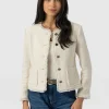 New Saint and Sofia Ashby Jacket - Cream