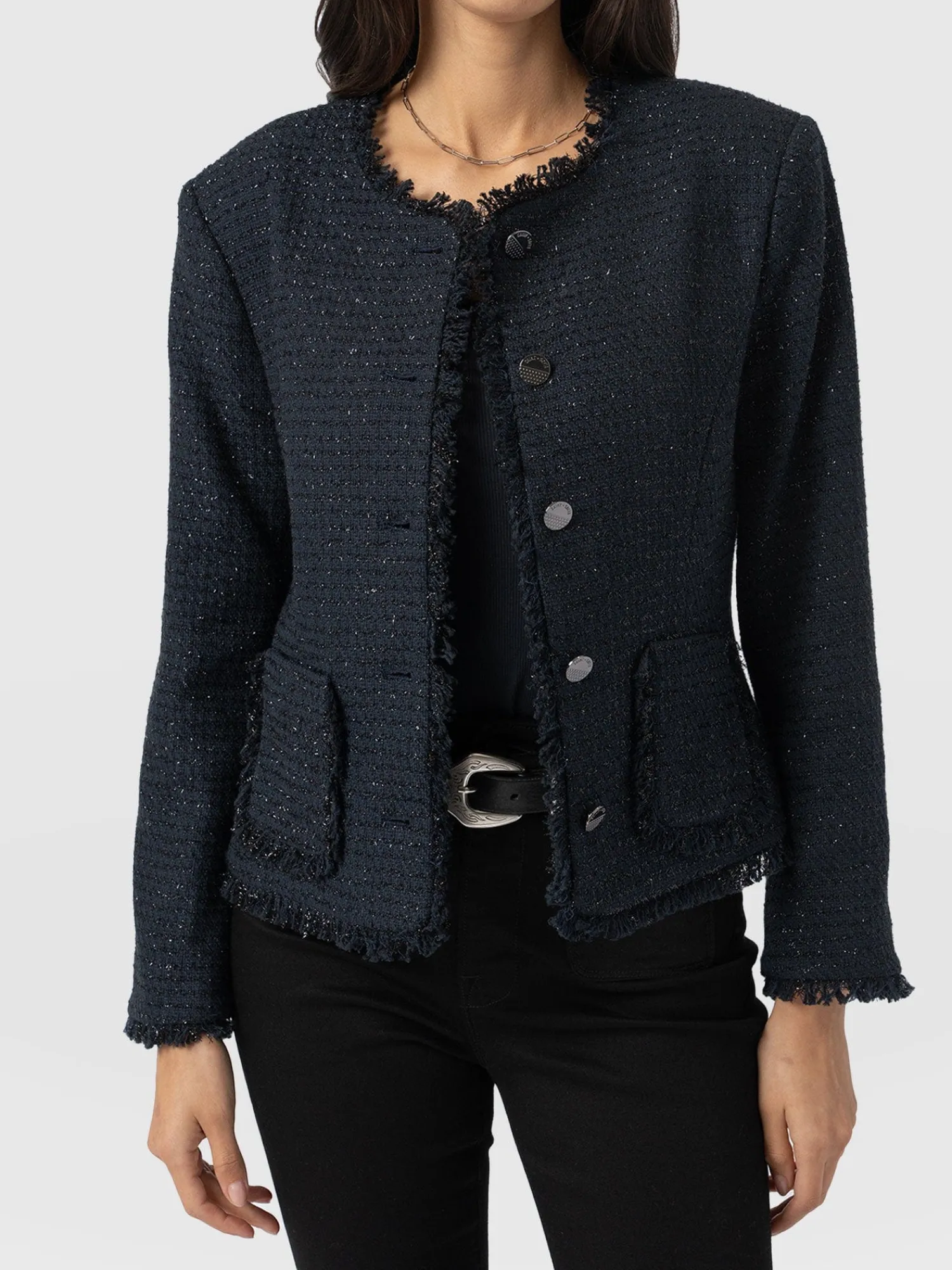 Best Saint and Sofia Ashby Jacket - Navy