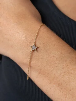 Online Saint and Sofia Astral Star Bracelet - Gold