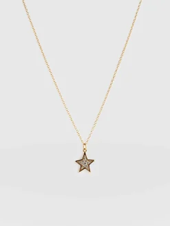 Clearance Saint and Sofia Astral Star Necklace - Gold