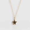 Hot Saint and Sofia Astral Star Necklace - Gold/Black