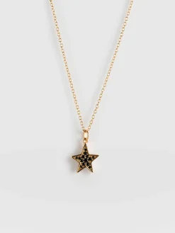 Hot Saint and Sofia Astral Star Necklace - Gold/Black