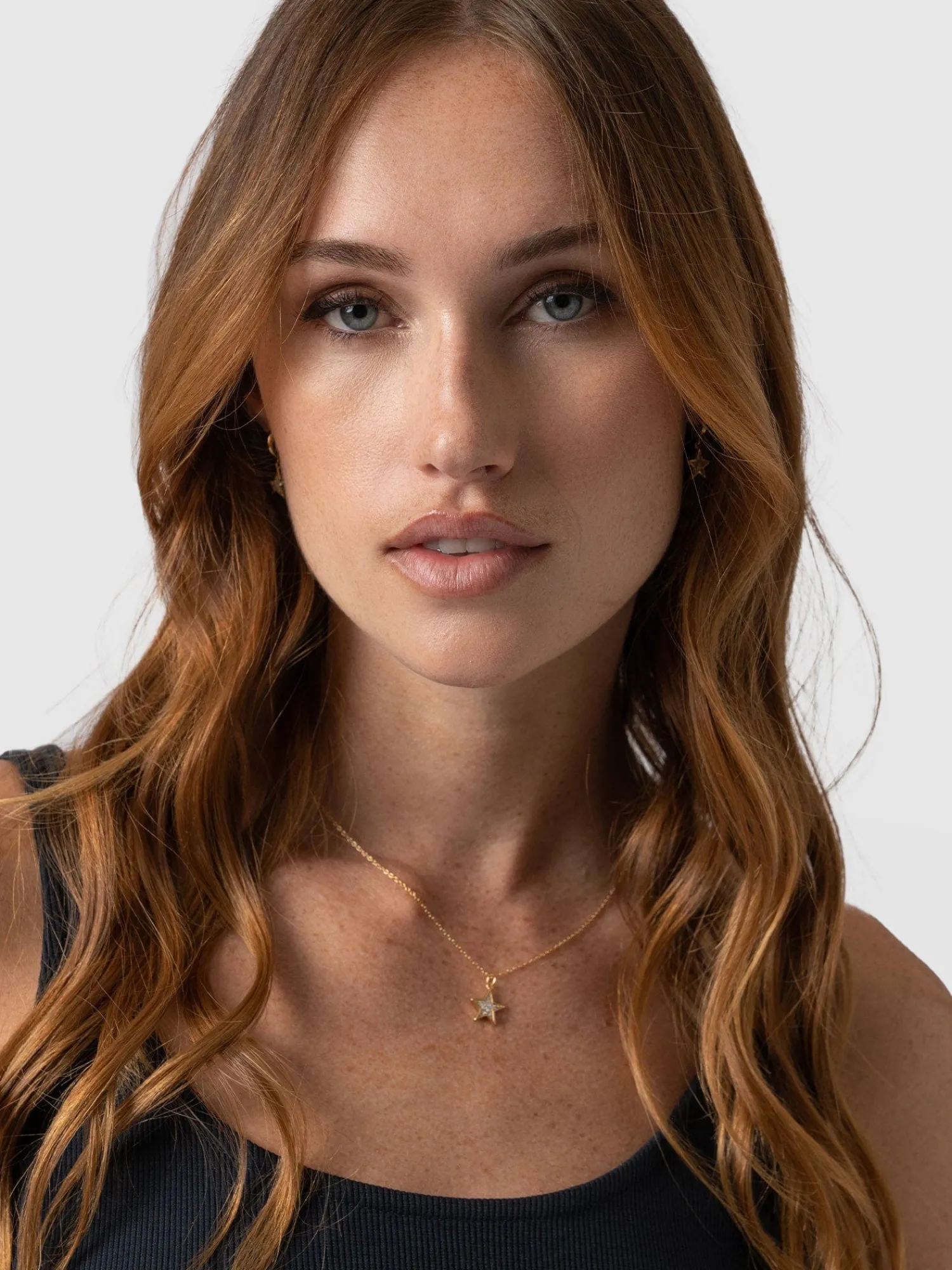 Clearance Saint and Sofia Astral Star Necklace - Gold