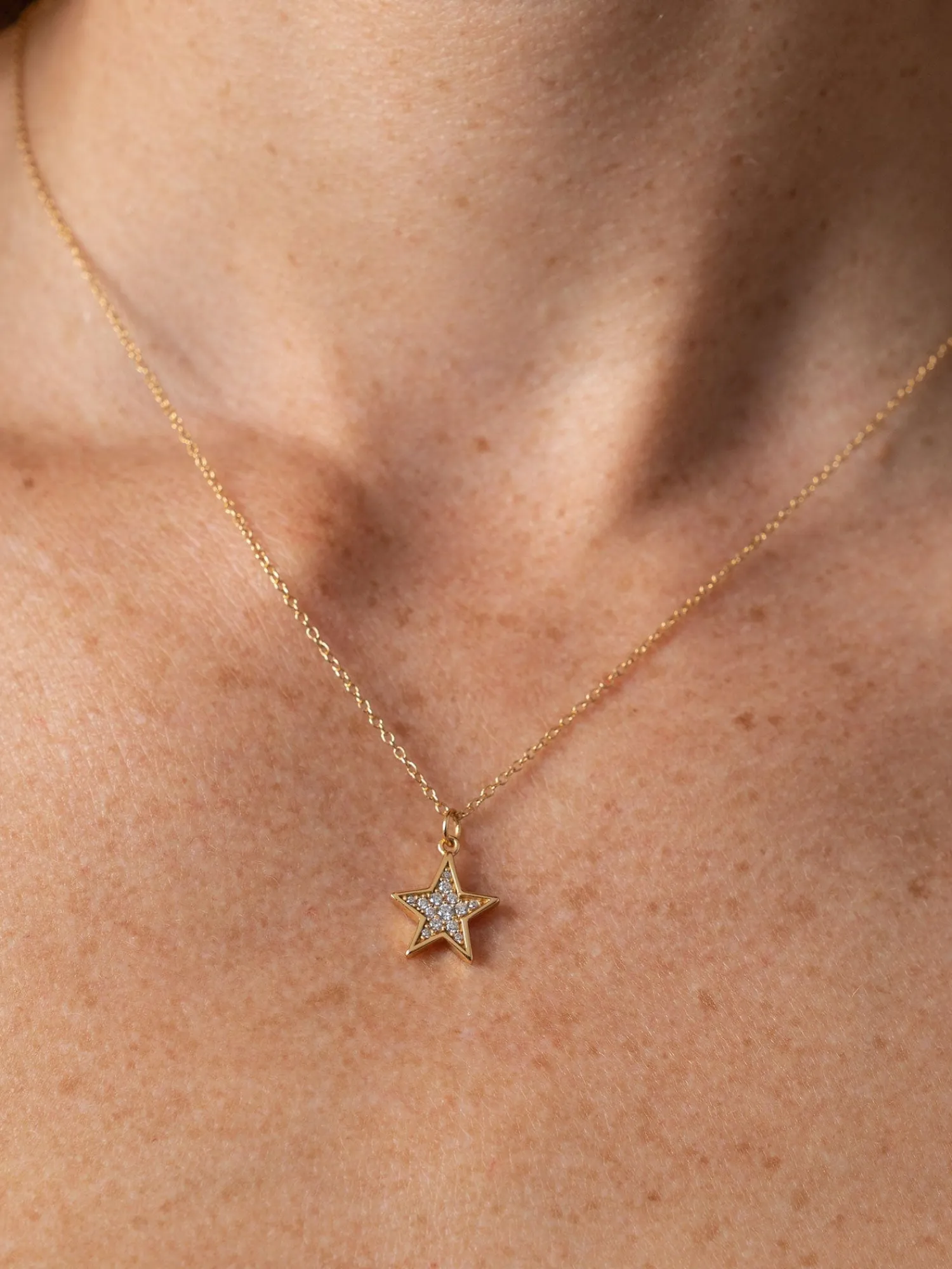 Clearance Saint and Sofia Astral Star Necklace - Gold