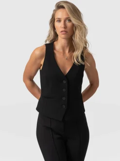 New Saint and Sofia Astrid Vest - Black