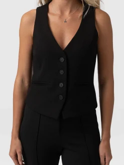 New Saint and Sofia Astrid Vest - Black