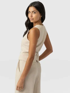 Fashion Saint and Sofia Astrid Waistcoat - Cream