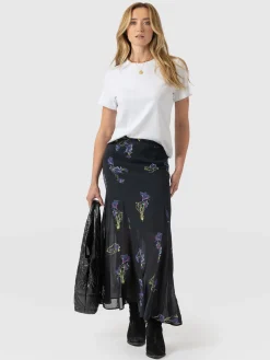 Discount Saint and Sofia Audrey Skirt - Blue Lily Gardens