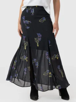Discount Saint and Sofia Audrey Skirt - Blue Lily Gardens