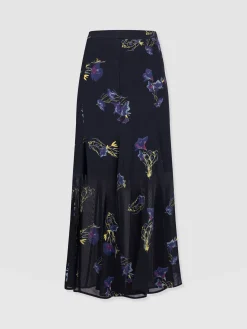 Discount Saint and Sofia Audrey Skirt - Blue Lily Gardens