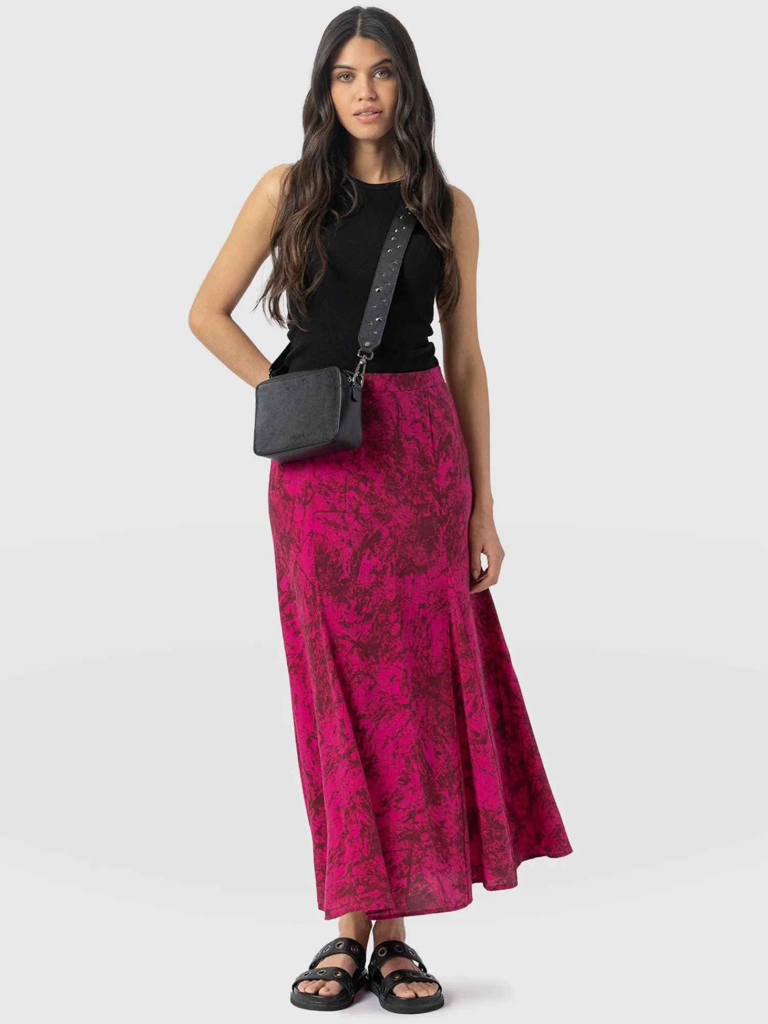 Hot Saint and Sofia Audrey Skirt - Pink Marble