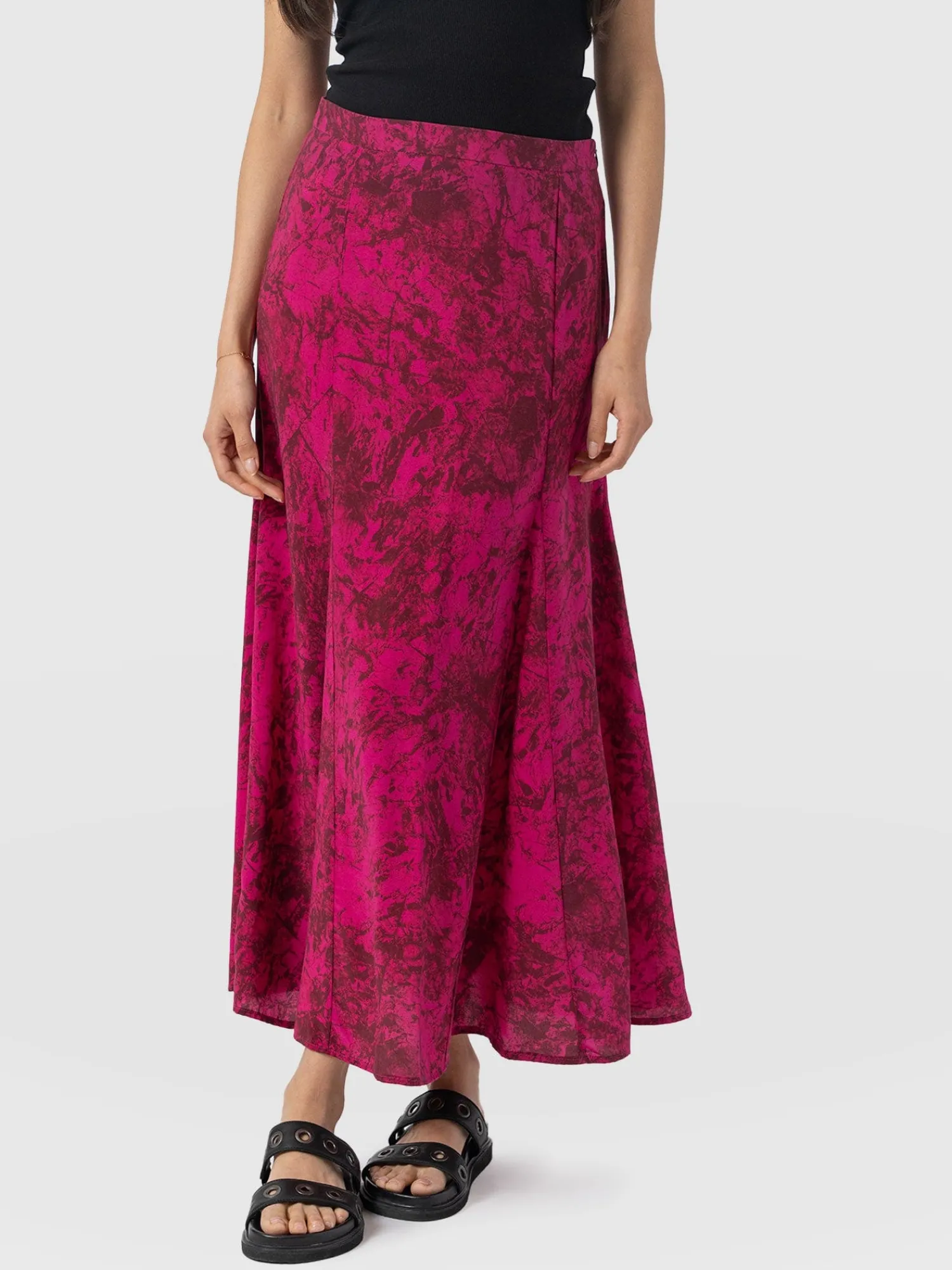 Hot Saint and Sofia Audrey Skirt - Pink Marble