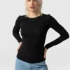 Outlet Saint and Sofia Austen Crew Neck Tee - Black