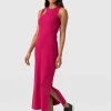 Clearance Saint and Sofia Axel Cut Out Dress - Fuchsia Pink