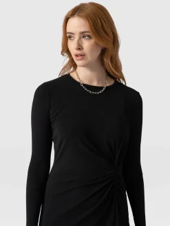 Best Saint and Sofia Bailey Knot Dress - Black