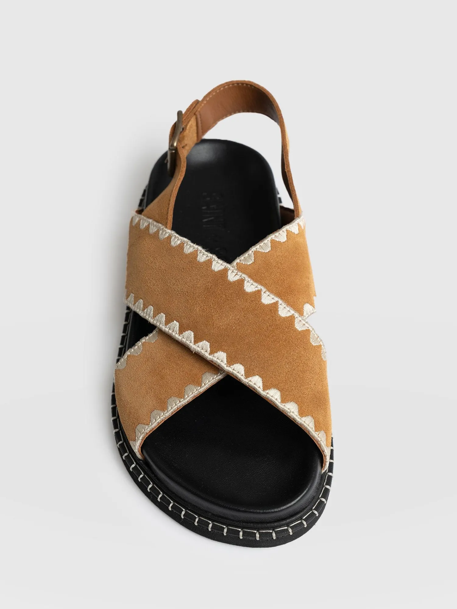 Discount Saint and Sofia Bonnie Cross Over Sandals - Tan