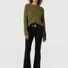 Online Saint and Sofia Bowie Stretch Flare Jeans - Jet Black