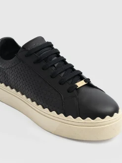 Online Saint and Sofia Brook Scallop Sneaker - Black