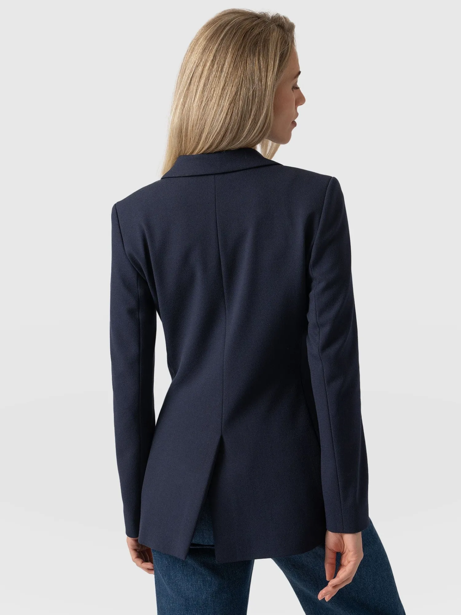 New Saint and Sofia Cambridge Blazer - Navy Crepe
