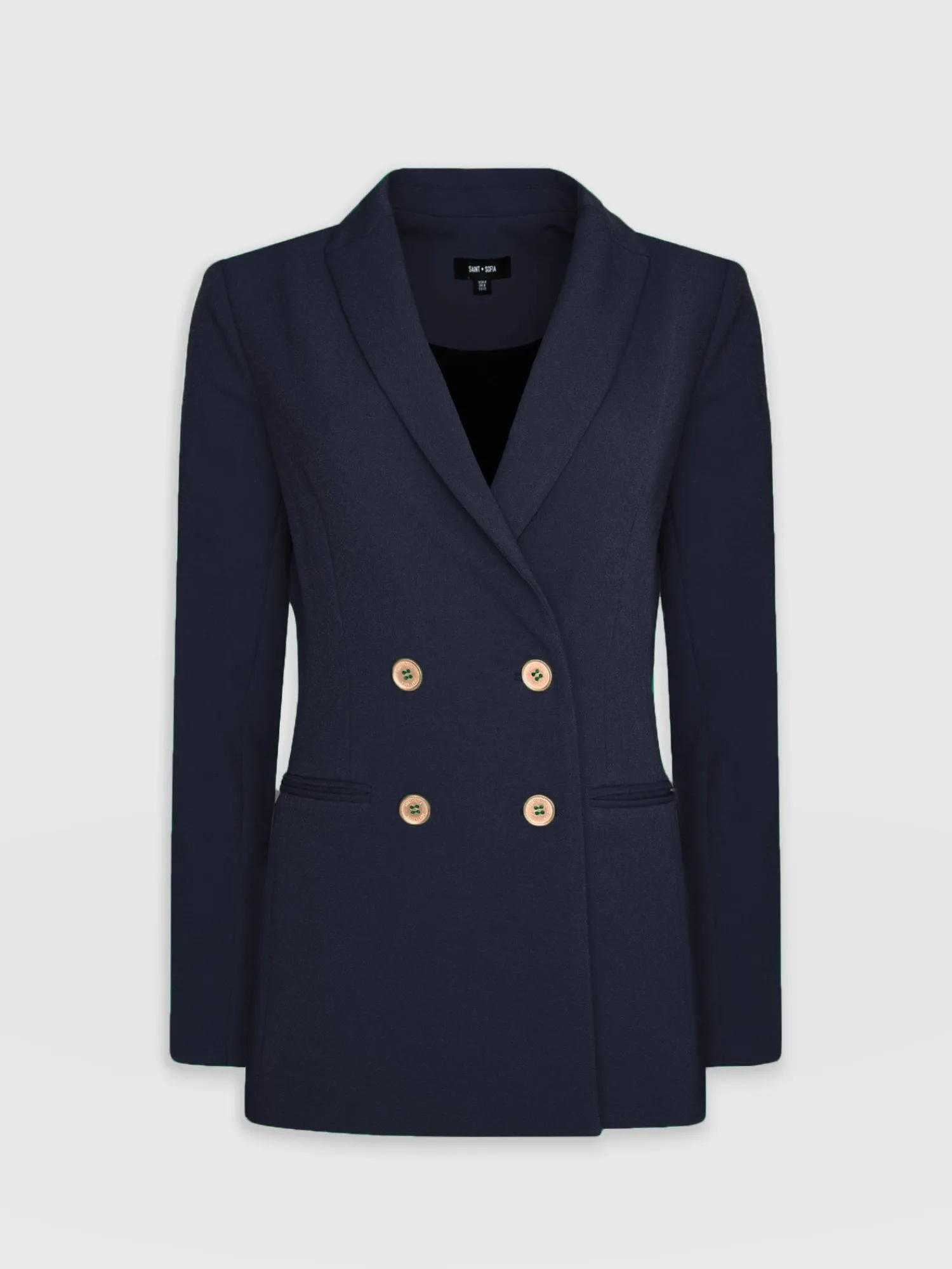New Saint and Sofia Cambridge Blazer - Navy Crepe