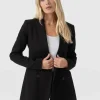 Sale Saint and Sofia Cambridge Blazer Crepe - Black