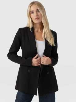 Sale Saint and Sofia Cambridge Blazer Crepe - Black