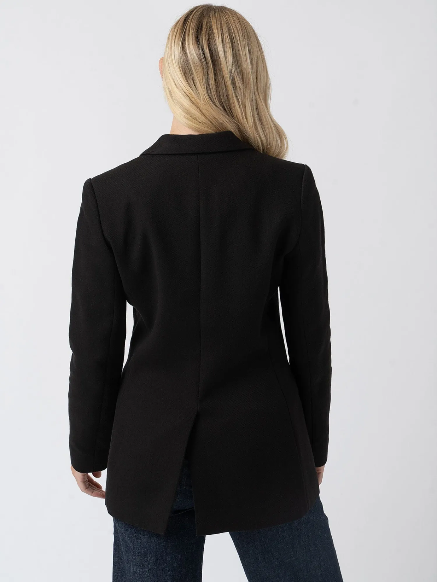 Sale Saint and Sofia Cambridge Blazer Crepe - Black