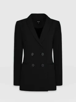 Sale Saint and Sofia Cambridge Blazer Crepe - Black