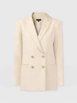 Online Saint and Sofia Cambridge Blazer Crepe - Beige