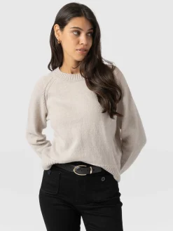 Discount Saint and Sofia Cambridge Cashmere Sweater - Cream