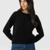 Sale Saint and Sofia Cambridge Cashmere Sweater - Black