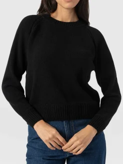 Sale Saint and Sofia Cambridge Cashmere Sweater - Black