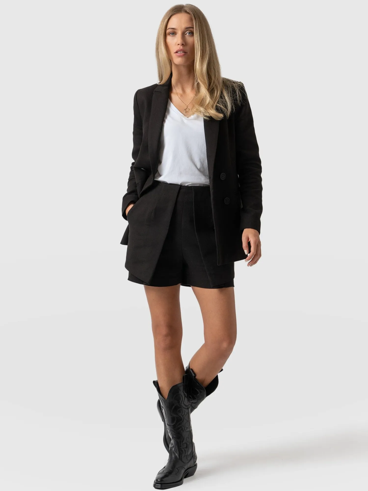 Hot Saint and Sofia Cambridge Short - Black