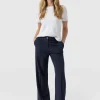 Outlet Saint and Sofia Cambridge Tailored Wide Leg Pant - Navy