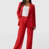 Best Saint and Sofia Cambridge Tailored Wide Leg Pant - Red